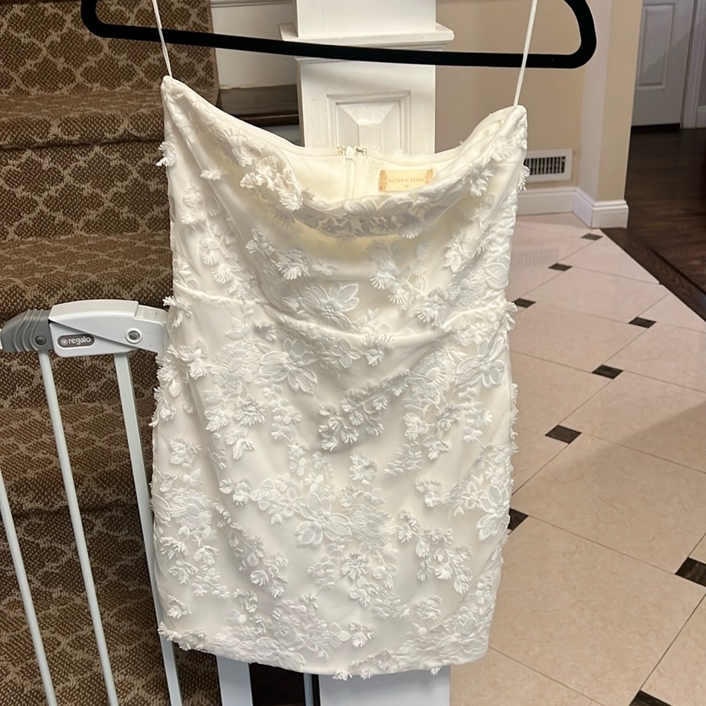 Altard State white embellished mini dress. Perfect condition.  Wore 1x!